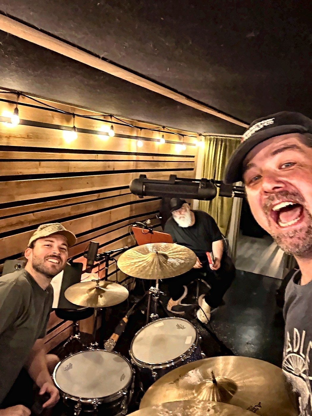 Aron Leigh recording session — tracking drums